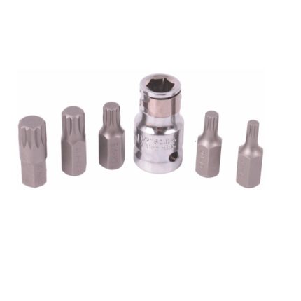 Fine Bit Set 6 Pieces 6 Piece Fine Spline (5-6-8-10-12) + Adaptor