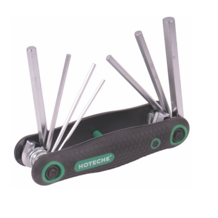 Folding Hex Key Set 8 Pieces