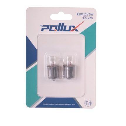 Globe 2 Pieces Blister/Pack R5W/G18 Ba15S 12V