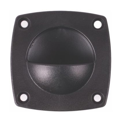 Handle Plastic Black 57.15 X 57.15mm Cut Out 44.45mm