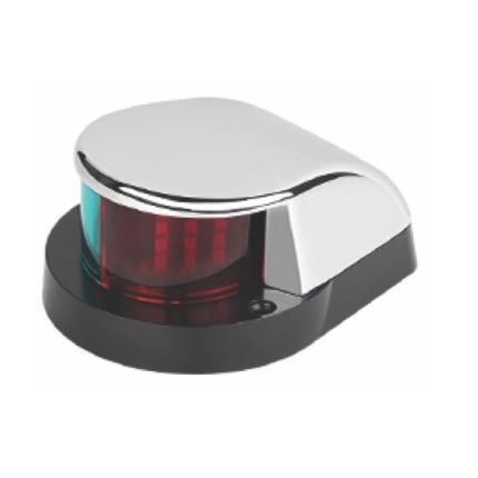 Horizontal Navigation Lamp Bi-Color 12V Chrome-Plated Zinc Material