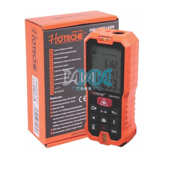 NEO-17859 Laser Distance Meter 50 Meter Measuring Range 0.05-50M