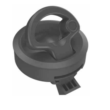 Latch Lock Flush Mtg Black D=50.8mm Od=60mm Plastic