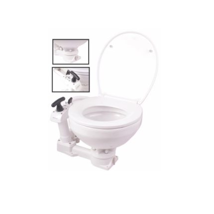 Seaflo Manual Marine Toilet White