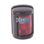 Mini Navigation Red Led Port Light 112.5 Deg 2Nm 12V 1W Black Housing