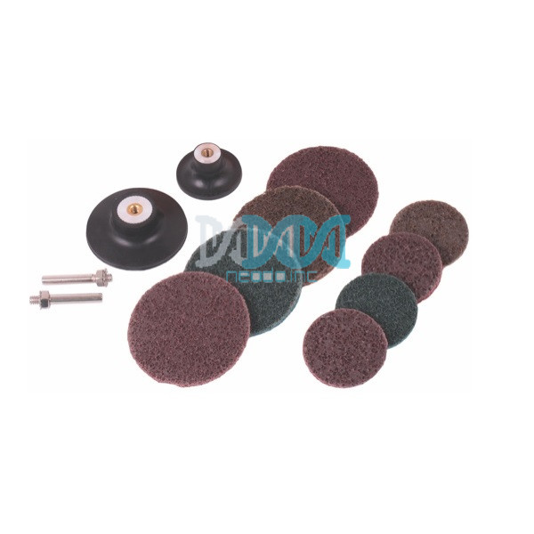 NEO-17881 Mini Sanding Disc Set 10 Pieces 50mm yellow Nylon Sand Disc(Coarse)