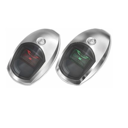 Port & Starboard Led Lamps Set 112.5 Deg Navigation 2Nm Ss316 12V 2W