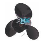 Mercury/ Mariner Outboard Motors - V6  Propeller 15 X 17 90-400Hp 15 Tooth Big Gearbox Aluminium