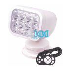 Seaflo Search Lamp 28W/5500K Remote Control 12V With Remote White