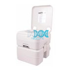 Seaflo Toilet Portable 20L 404X353X391mm Grey