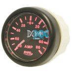 Amp Meter With Amp Sensor 52mm Black