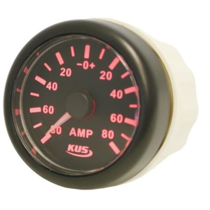Amp Meter With Amp Sensor 52mm Black