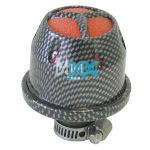 Carbon Fibre Look Air Filter Breather 12mm Carbon