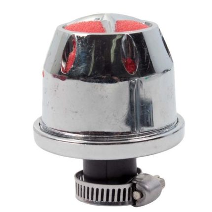 Air Filter Breather 12mm Chrome