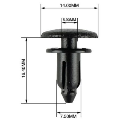 Panel Clips 5.9-7.5mm - 10 Pieces