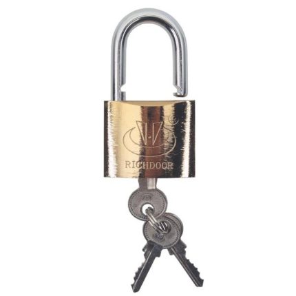Brass Plated Lock 50mm