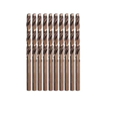 Hoteche Drill Bit 2mm Hss M2 Straight Shank 10 Piece