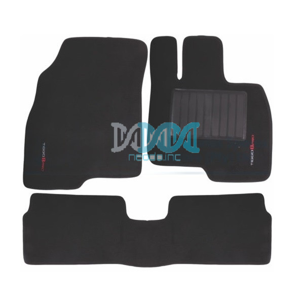 NEO-18121 Carpet Set Chery Tiggo 8 Black 4 Piece