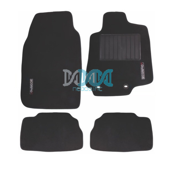 NEO-18124 Carpet Set Mahindra Scorpion Black 4 Piece 2025