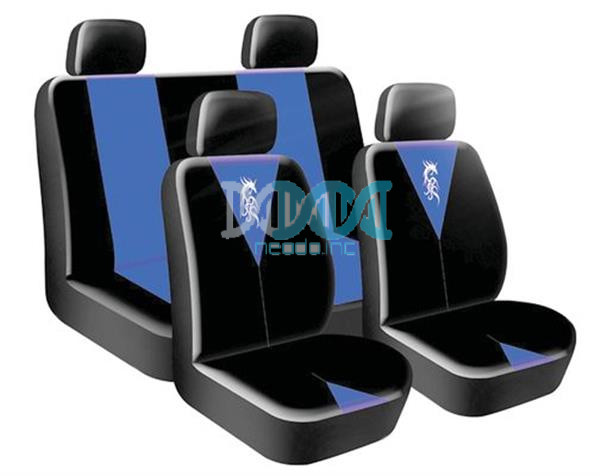 Seat Cover 8 Piece Blue Dragon Master