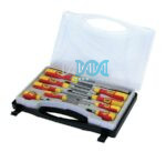 9 Piece Screw Driver Set Bl/White Pla