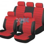 Seat Cover 9 Piece Red X Type