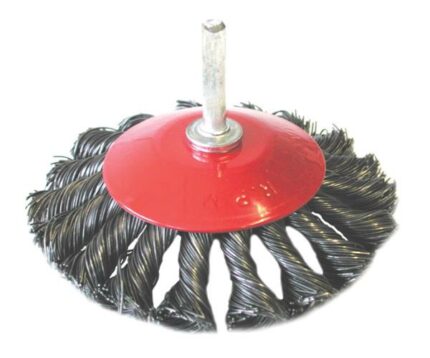 Bevel Brush Knotted With Shaft 100mm