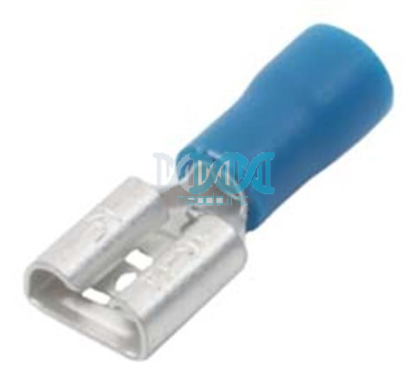 Blue Terminal Female 6.3mm