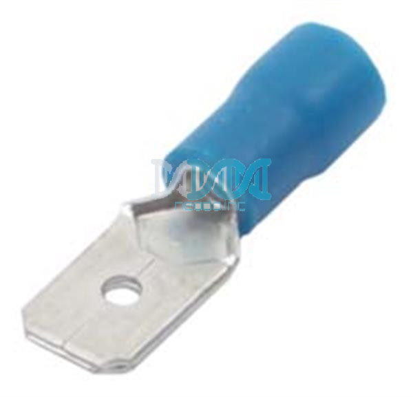 Blue Terminal Male 6.3mm(100 pieces)