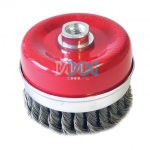 Cup Brush Knotted 100mm