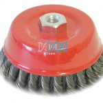 Cup Brush Knotted 125mm M14X2