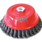 Cup Brush Knotted 150mm M14X2