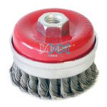 Cup Brush Knotted 75mm M14X2
