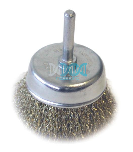 Cup Brush With Shaft 65mm