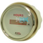 Digital Hourmeter 52mm White