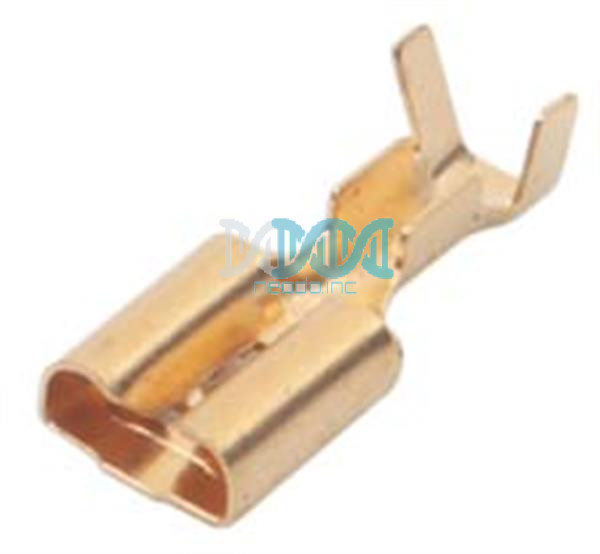 Female Terminal 6 3mmZinc Colour 100 Pieces