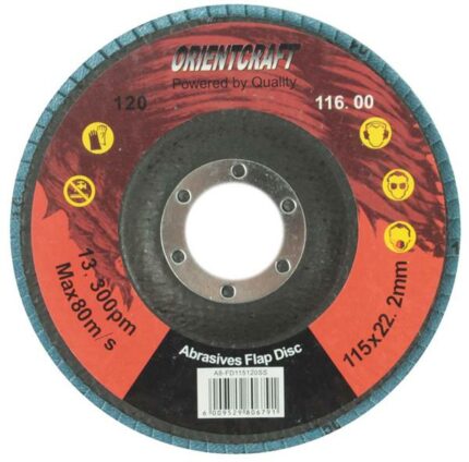 Flap Disc 115mm 120 Grit  Stainless Steel