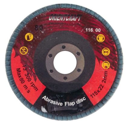 Flap Disc 115mm 80 Grit  Stainless Steel