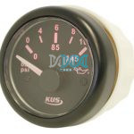 Oil Pressure Gauge 52mm Black