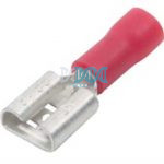 Red Terminal Female 6.3mm
