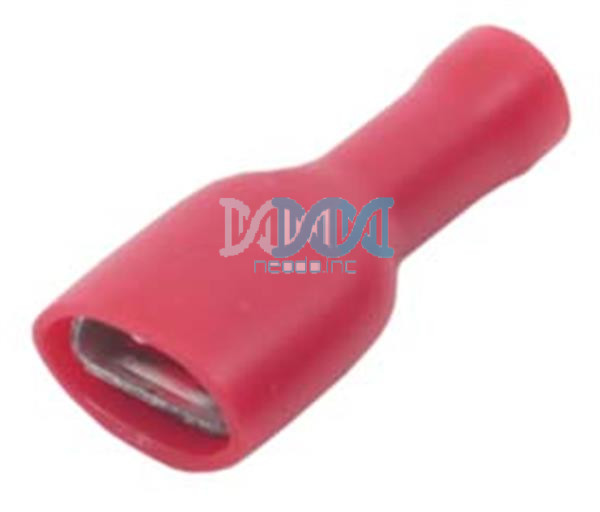Red Female Terminal 6.3mm(100 pieces)