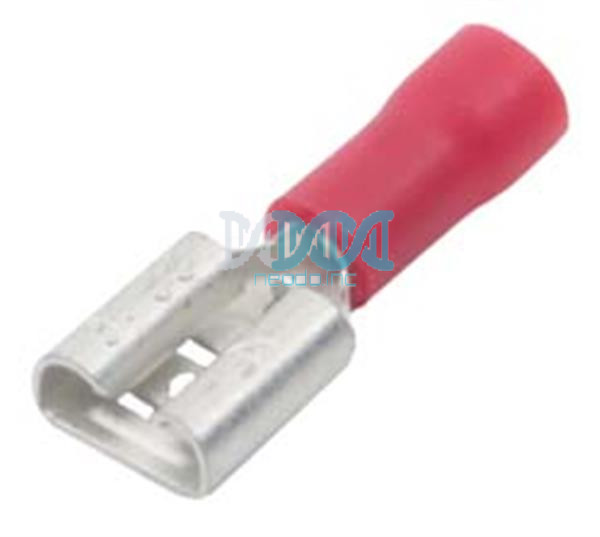 Red Female Terminal 6.3mm(100 pieces)