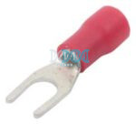 Red Fork Terminal 4 3mm10 Pieces