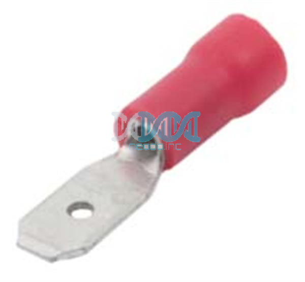 Red Male Terminal 4 8mm100 Pieces