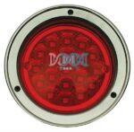 Trailer Lamp Rnd Led Red 10-30V 19Leds