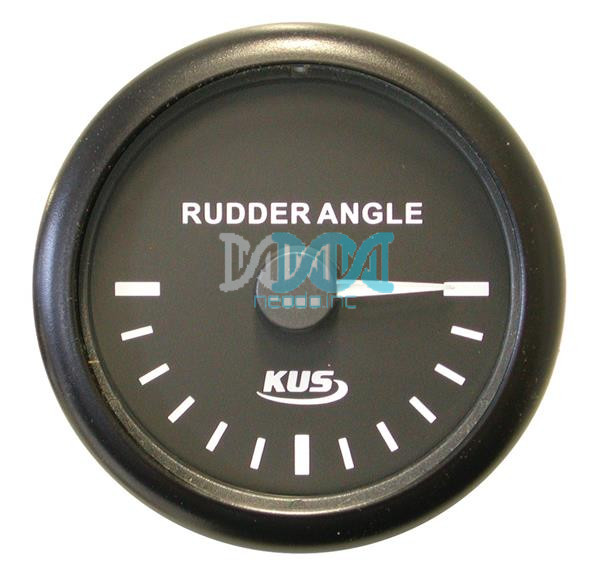 Rudder Angle Meter 52mm Black