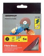Sanding Disc 115mm Grit 24 5 Piece