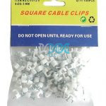 Cable Clip Square 5mm (100 pieces)