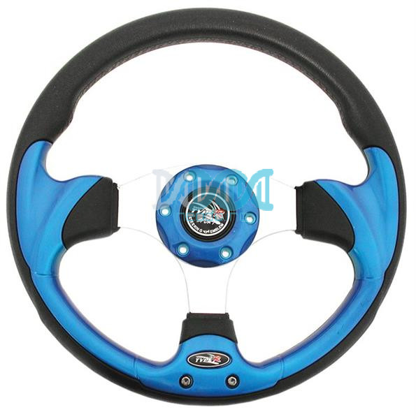 Steering Wheel Blue Polyeurathane