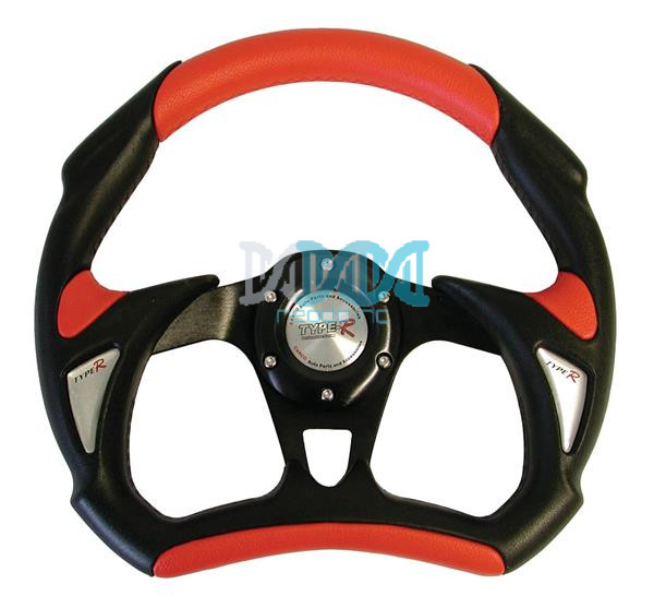 Steering Wheel Polyeurathane  Red 320mm